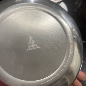 Vintage Buenilum Aluminum 2qt Chafing Dish Set Fondue Gravy Sauce Pot 4pc MadeUS